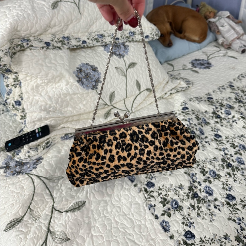 Leopard purse